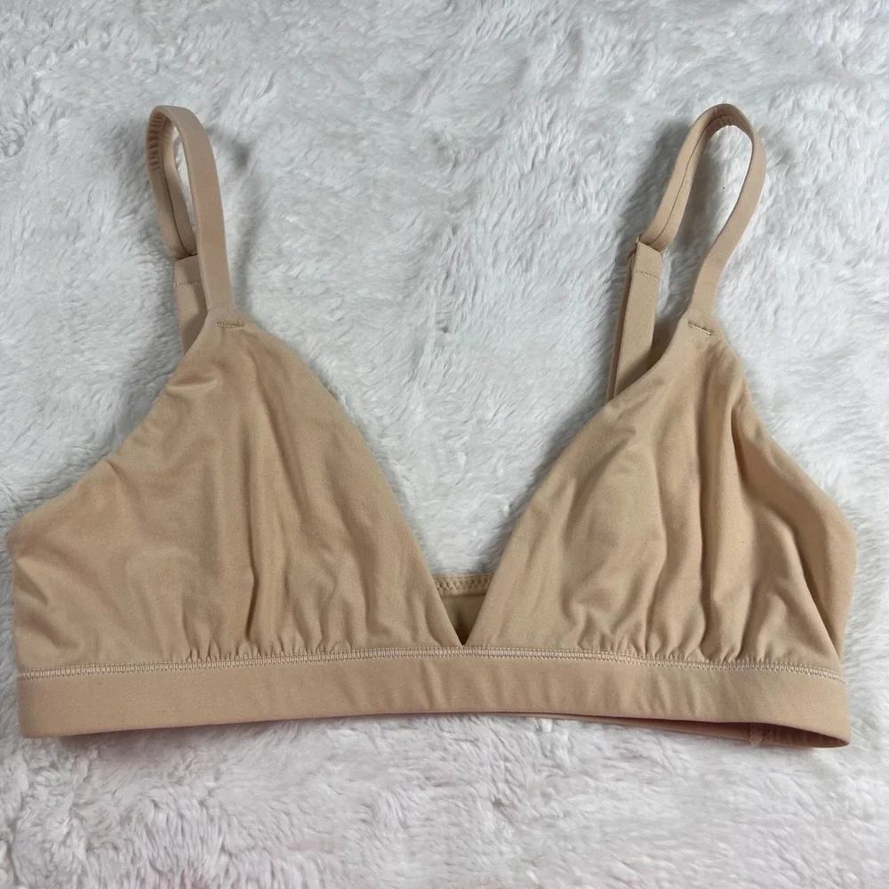 SKIMS Women's Triangle Bralette Comfort Everyday Nude Size XS TP 6CH‎ NWT - Picture 3 of 7